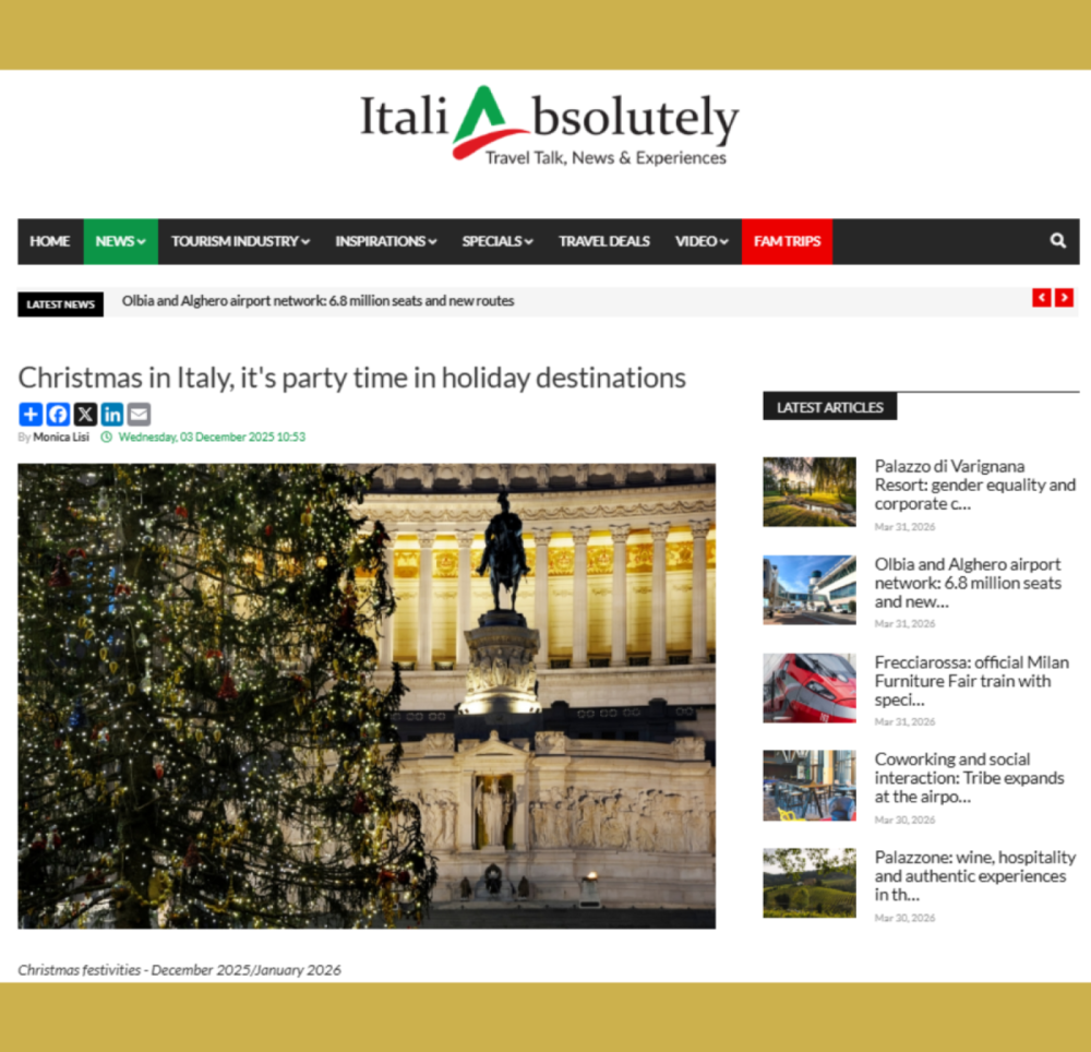 Christmas in Italy, it's party time in holiday destinations